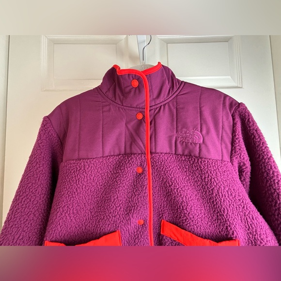 NWT The North Face Cragmont Purple Fleece Jacket size medium winter coat - Picture 7 of 16